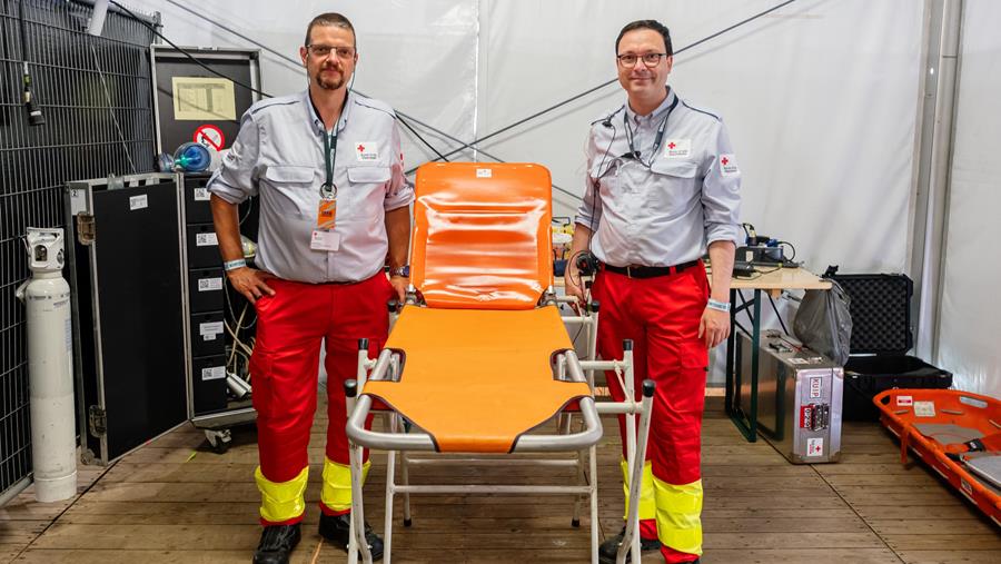 Au poste médical de Rock Werchter, « nous voyons environ un millier de festivaliers chaque jour »
