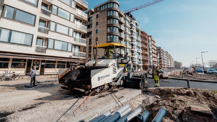 Willemen Infra est le premier constructeur de routes à atteindre le niveau 4 de l'échelle de performance CO2