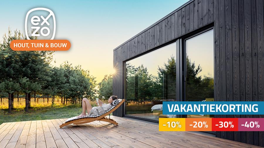 PROFITEER VAN VAKANTIEKORTING TOT -40% BIJ EXZO