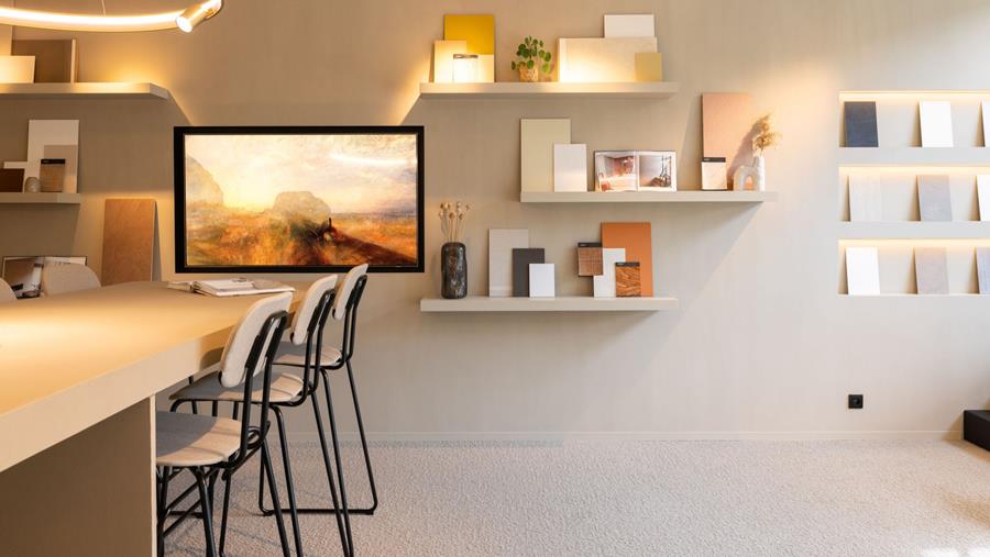 Un showroom comme vitrine pour une entreprise de peinture