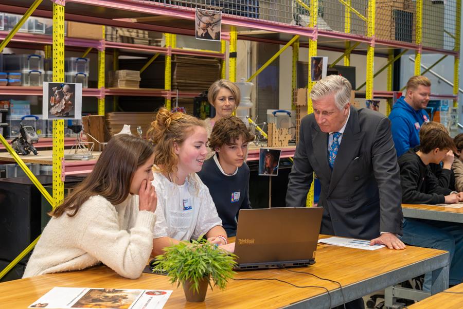 Koning Filip viert 25 jaar Technopolis