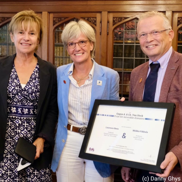 Un couple de chercheurs belges récompensé pour ses travaux sur les maladies incurables