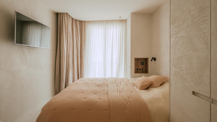 Les textures subtiles créent une élégance chaleureuse