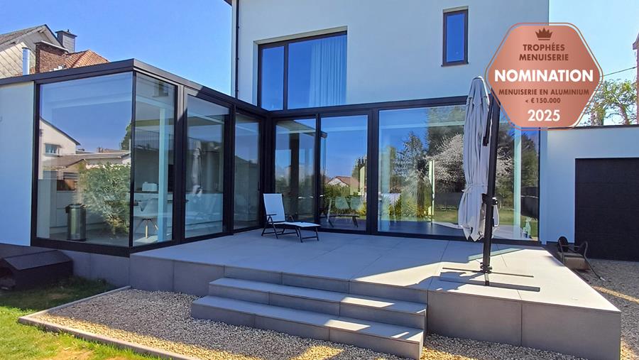 La menuiserie moderne en aluminium élève la rénovation à un niveau supérieur