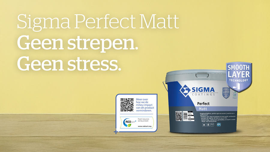 Sigma Perfect Matt. Geen Strepen. Geen stress.